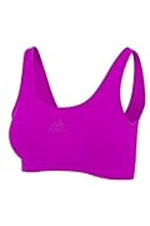 adidas Scoop Lounge Bra-Sport Active Seamless Micro Stretch Sujetador, Morado, M para Mujer