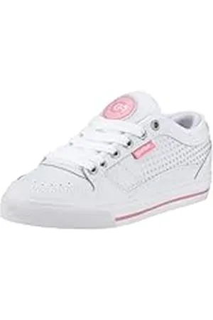 Globe Zapatillas de Deporte de Cuero para Mujer, Color Blanco, Talla 37.5