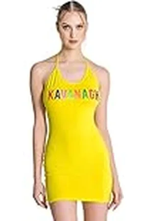 Gianni Kavanagh Chromatica, Casual Dress Mujer, Amarillo, M