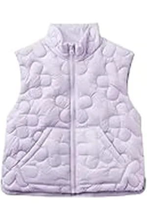 Benetton Chaleco 2w36cn04h Chaqueta, , 130 cm para Niñas