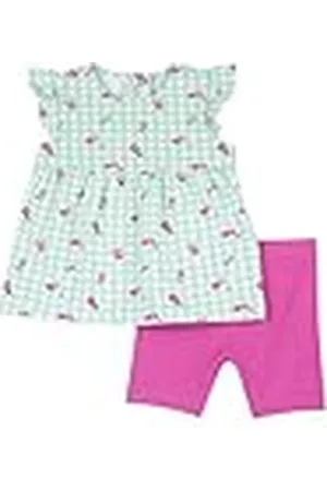 chicco Conjunto de Camiseta Y Pantalones Cortos, Chándal, Bebé-Niñas, , 12 meses EU