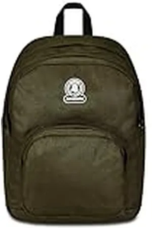 Invicta Mochila doble compartimento Benin M Solid, militar, con bolsillo interior equipado, bolsillos laterales para botella y compartimento para portátil, escuela y viaje, niños, , Talla