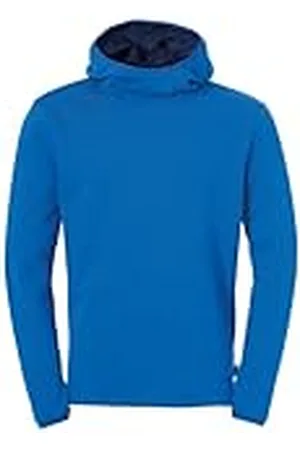 Uhlsport Essential Hoodie Sudadera con Capucha para Hombre algodón/poliéster Reciclado Azul Celeste - Tamaño S