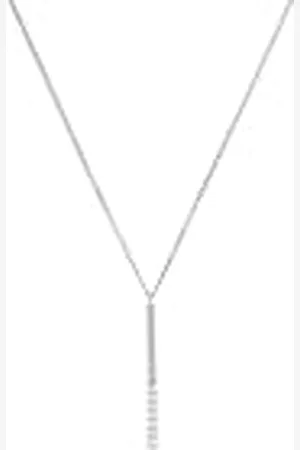 QS by s.Oliver Collar con colgante de de ley 925 collar de las señoras, con zirconia cúbica synth., 42+3 cm, , Viene en caja de regalo de joyería