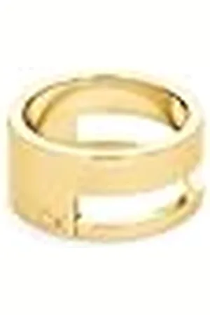 Calvin Klein Anillo para Mujer Colección GEOMETRIC ESSENTIALS de Acero inoxidable y amarillo