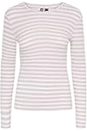Pieces® Pcruka LS Top Noos BC Camiseta de Manga Larga, , L para Mujer