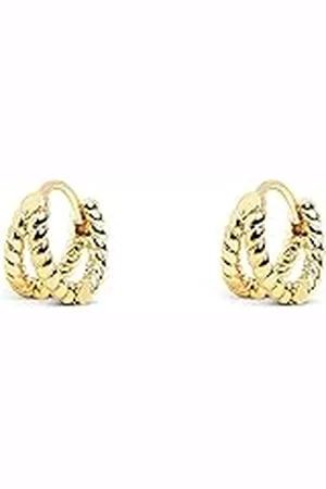 SINGULARU Pendientes Doble Twist - Joyas mujer
