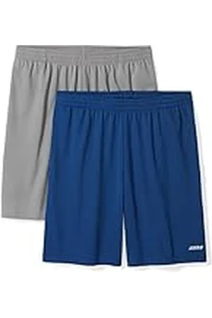 Amazon Pantalón Corto Holgado, técnico y de Estilo Deportivo (Disponible en Tallas Grandes y Largos Especiales) Hombre, Pack de 2, , S