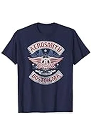 Aerosmith Boston Pride Rock Band Música Obra de Arte Camiseta