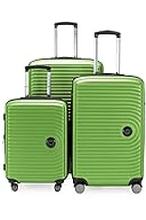 Hauptstadtkoffer Mitte - Juego de 3 Maletas - Maleta de Mano 55 cm, Maleta Mediana 68 cm + Maleta de Viaje Grande 77 cm, Carcasa Rígida ABS, TSA, Manzana Verde