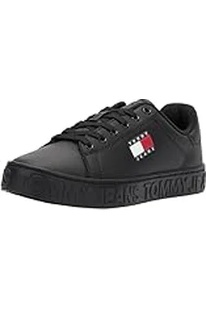 Tommy Hilfiger Tommy Hilfiger Flatform Sneaker Mujer Logo Low Top, (Black), 39