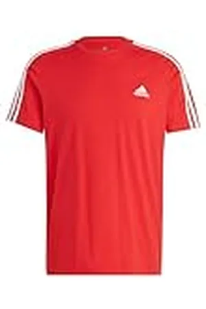adidas Hombre Essentials Single Jersey 3-Stripes Tee, , L