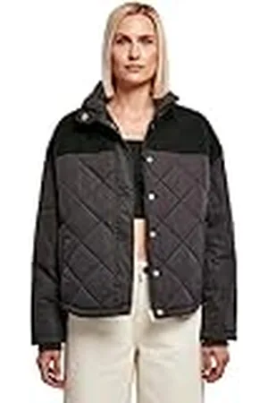 Urban classics Ladies Oversized Diamond Quilt Puffer Jacket Chaqueta, , 5X-Large para Mujer