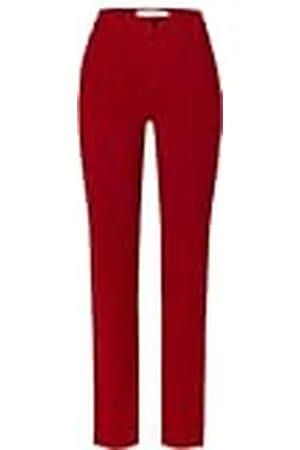 Brax Estilo Carola Structure Velvet Pantalones, , 36W x 32L para Mujer