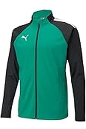 PUMA Teamliga Training Jacket Hombre, Pepper Green- Black, M