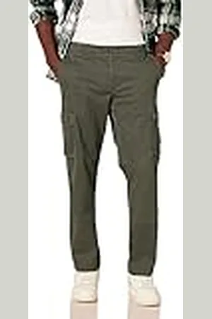 Amazon Pantalón corto cargo, elástico y de corte clásico (disponible en tallas grandes y largos especiales) Hombre, , 46W / 28L