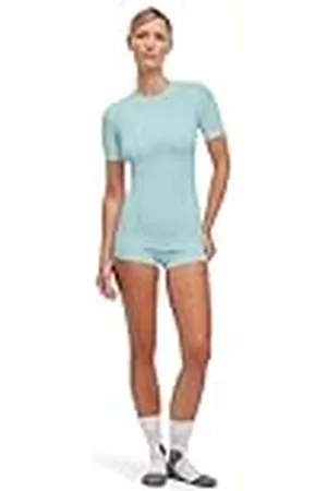Falke Warm Round Neck W S/s TS Hilo Funcional Secado rápido 1 Pieza, Capa de Base Superior Mujer, , L