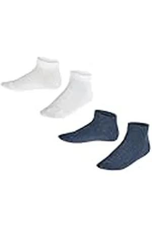 Falke Happy Double Pack K Sn algodón lisos 2 pares, Calcetines cortos Unisex niños, , 35-38