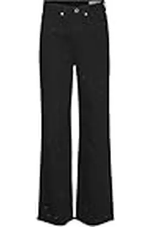 VERO MODA Vmtessa HR Wide Jeans Rhines Ra118 Ga Vaqueros Anchos, , 28W / 30L para Mujer