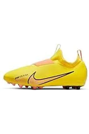 Nike Jr. Zoom Mercurial Vapor 15 Academy AG, Football Shoes, Yellow Strike/Sunset Glow-Volt Ice, 38.5 EU