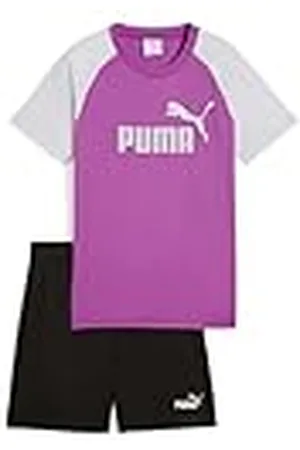 PUMA ESS No.1 Logo Poly Tee and Shorts Set B, Abiti lavorati a maglia Niños,