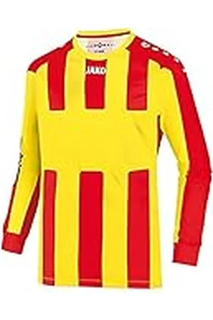 Jako Milan - Camiseta de Manga Larga para Hombre, Hombre, Camiseta de Manga Larga para Hombre., 4343, Citro/Deportes Rojo, M