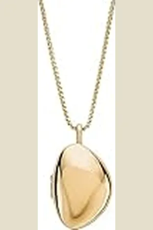 Skagen Collar para mujer, Kariana Tono dorado Collar con colgante de acero inoxidable