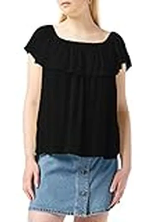 SPARKZ COPENHAGEN Harriet Off Shoulder Top Camisa, , M para Mujer