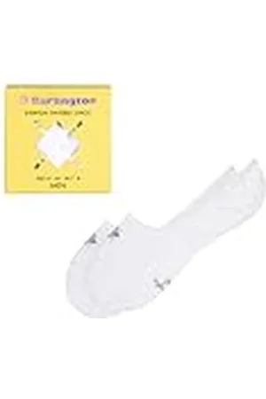 Burlington Everyday 2-Pack Box M IN algodón invisibles unicolor 2 pares, Calcetines pinkies Hombre, Blanco (White 2000), 41/42 EU