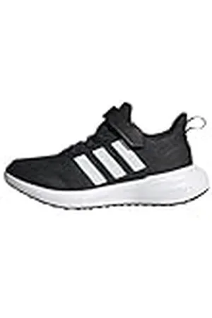 adidas Fortarun 2.0 Cloudfoam Elastic Lace Top Strap Shoes, Zapatillas para Correr, Core Black/Cloud White/Core Black, 28 EU