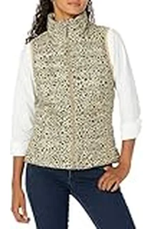 Amazon Chaleco Plumífero Plegable y Ligero, Resistente a la Lluvia Mujer, , S