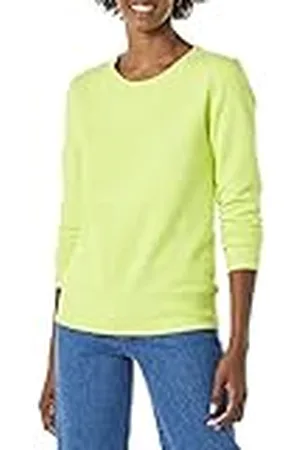 Amazon Sudadera de Forro Polar con Cuello Redondo (Disponible en Tallas Grandes) Mujer, , M