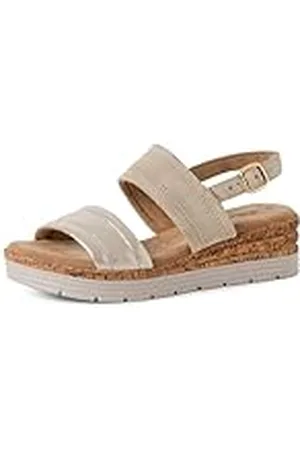 QS by s.Oliver Damen 5-28701-44, Sandalias con cuña Mujer, , 39 EU