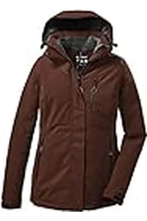 Killtec Mujer Chaqueta funcional/chaqueta de invierno con capucha con cremallera KOW 140 WMN JCKT, herbstlaub, 42, 37411-000