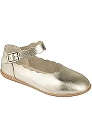 Conguitos Atenas, Mocasín Plano Mujer, Plata, 35 EU