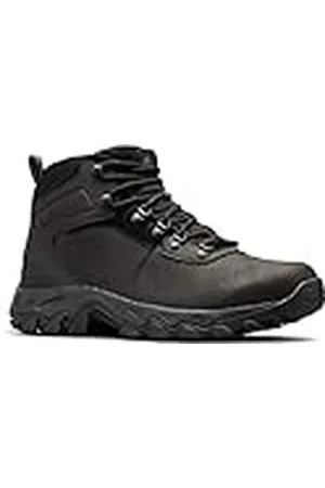 Columbia Newton Ridge Plus 2 WP, Botas Montaña de Senderismo, Hombre, Negro (Black/Black 2023), 42 EU
