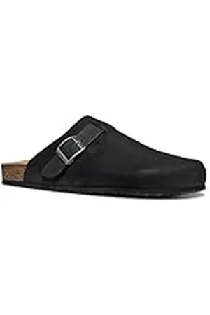 Geox U Sandal Ghita C, Sandalia Deslizante Hombre, Black, 42 EU