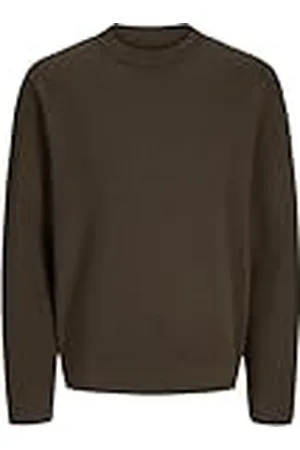 JACK & JONES Jprblamilano Stitch Knit Crew Neck Sn Jersey de Punto, Slate Black, S para Hombre