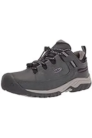 Keen Targhee Low Waterproof, Botas para Senderismo, Magnet/Tillandsia Purple, 29 EU