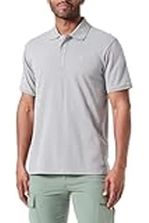 Champion Legacy Icons Tonal Polo Gallery-C-Logo S/S Crewneck Camisa, , M Hombres