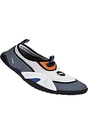 SEAC Hawaii Zapatillas Anti Deslizamiento niños, Sacadura rápida, Zapatos para el mar, la Playa y la Piscina, Unisex-Adult, Blanco/Gris, 45