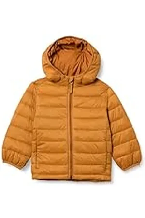 Amazon Chaqueta Acolchada con Capucha, Plegable, Ligera y Resistente a la Lluvia Niño, , 9 años