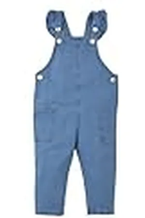 DeFacto Mono vaquero para niñas, peto vaquero bonito, mono y mono cómodos para niñas pequeñas, monos y monos bonitos