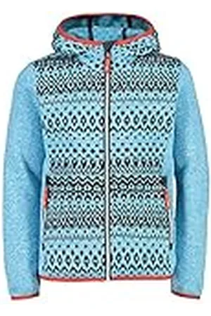 CMP Jacquard Knitted Fleece Jacket With Two Pockets Fleece Jacket Niña, Niñas, Chaqueta de forro polar, 31H1935, , 152