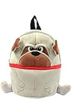 Kögler Rucksack für Kinder, lustiger Hund, braun, wunderbar weich, ca. 40 cm Mochila infantil 40 Centimeters