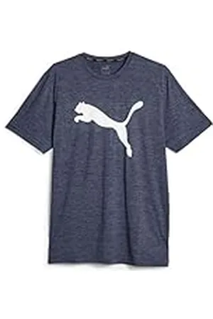 PUMA Camiseta de Gato Train FAV, Hombre, Azul Marino Jaspeado, XL