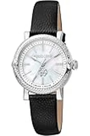 Roberto Cavalli By Franck Muller Reloj Analógico para Mujeres de Cuarzo con Correa en Cuero RV1L193L0011
