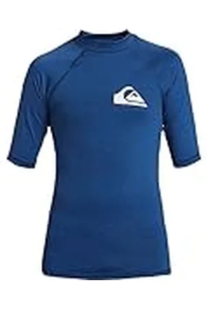 Quiksilver Everyday - Camiseta de Surf de Manga Corta con Protección Solar UPF 50 para Chicos 8-16