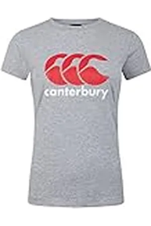 Canterbury CCC Logo T-Shirt | Comfortable Regular Fit | Cotton Blend Camiseta, Mujer, , 42