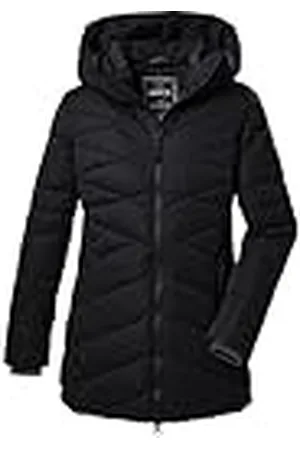 G.I.G.A. DX by killtec Mujer Chaqueta acolchada/chaqueta funcional con capucha GW 16 WMN QLTD JCKT, schwarz, 44, 42193-000